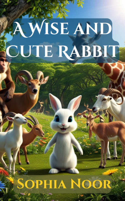 Cover art for "A Wise and Cute Rabbit."