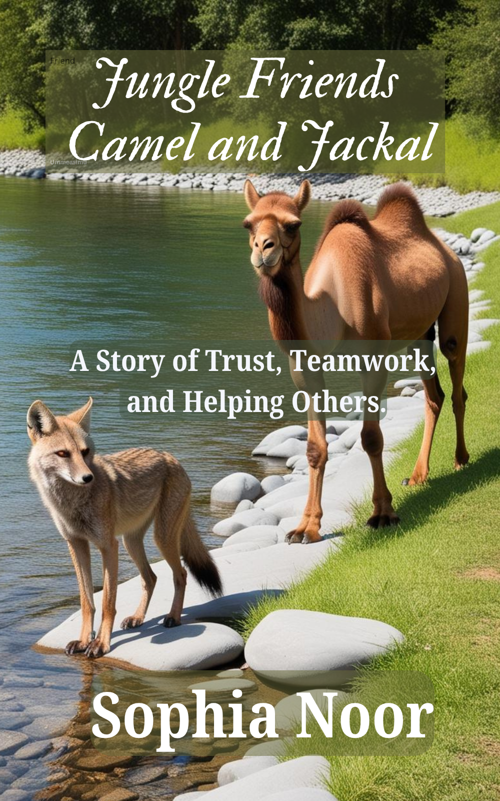 Book cover image of "Jungle Friends Camel and Jackal."