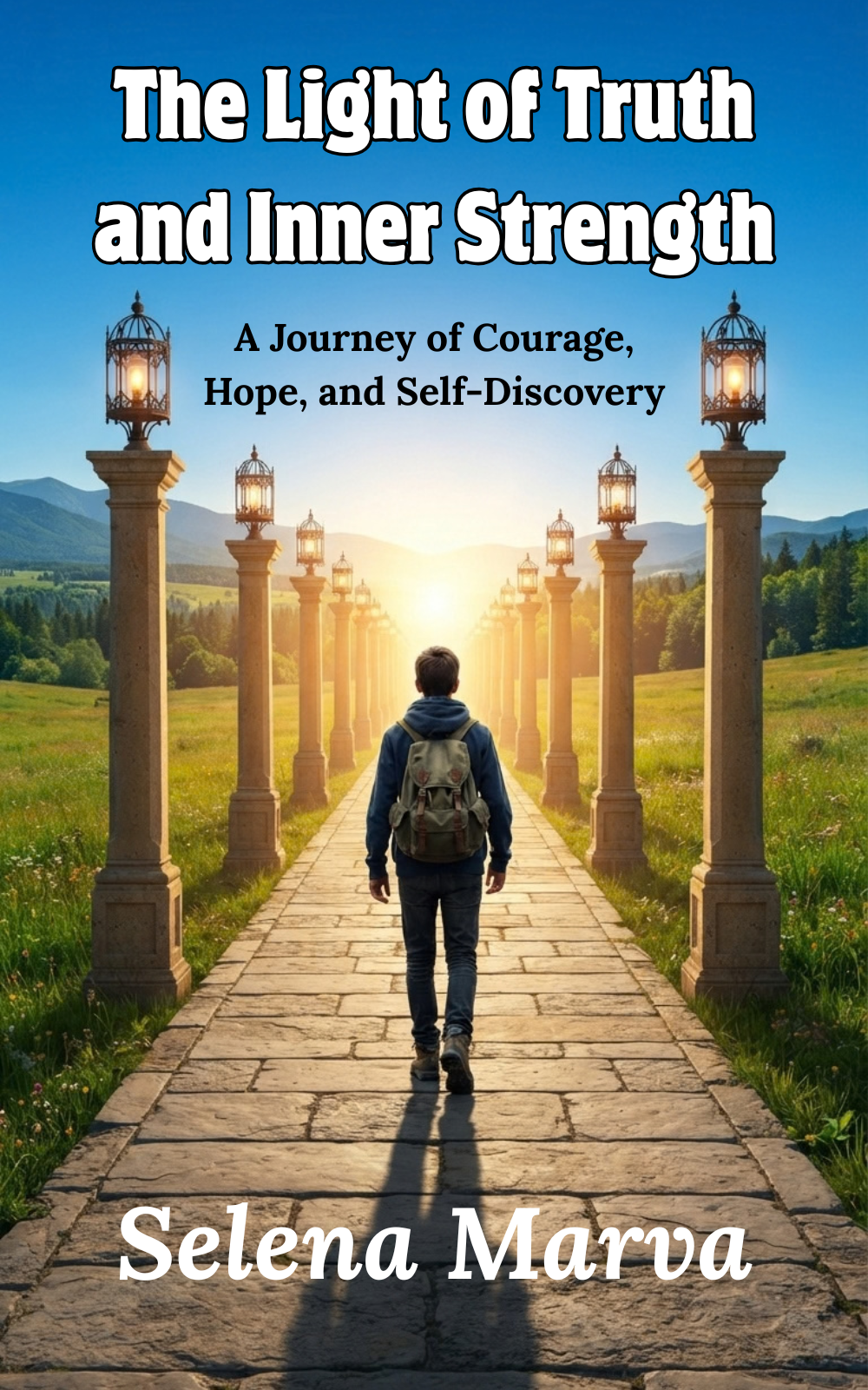 This image represents the storybook title "The Light of Truth and Inner Strength."