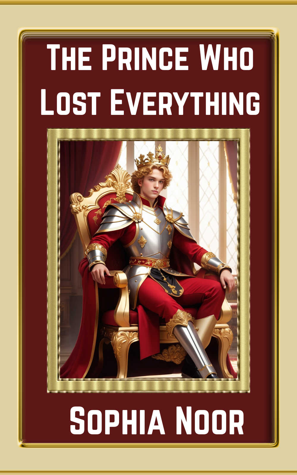 Children's storybook cover: "The Prince Who Lost Everything."