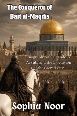 This image represents the book title "The Conqueror of Bait al-Maqdis."