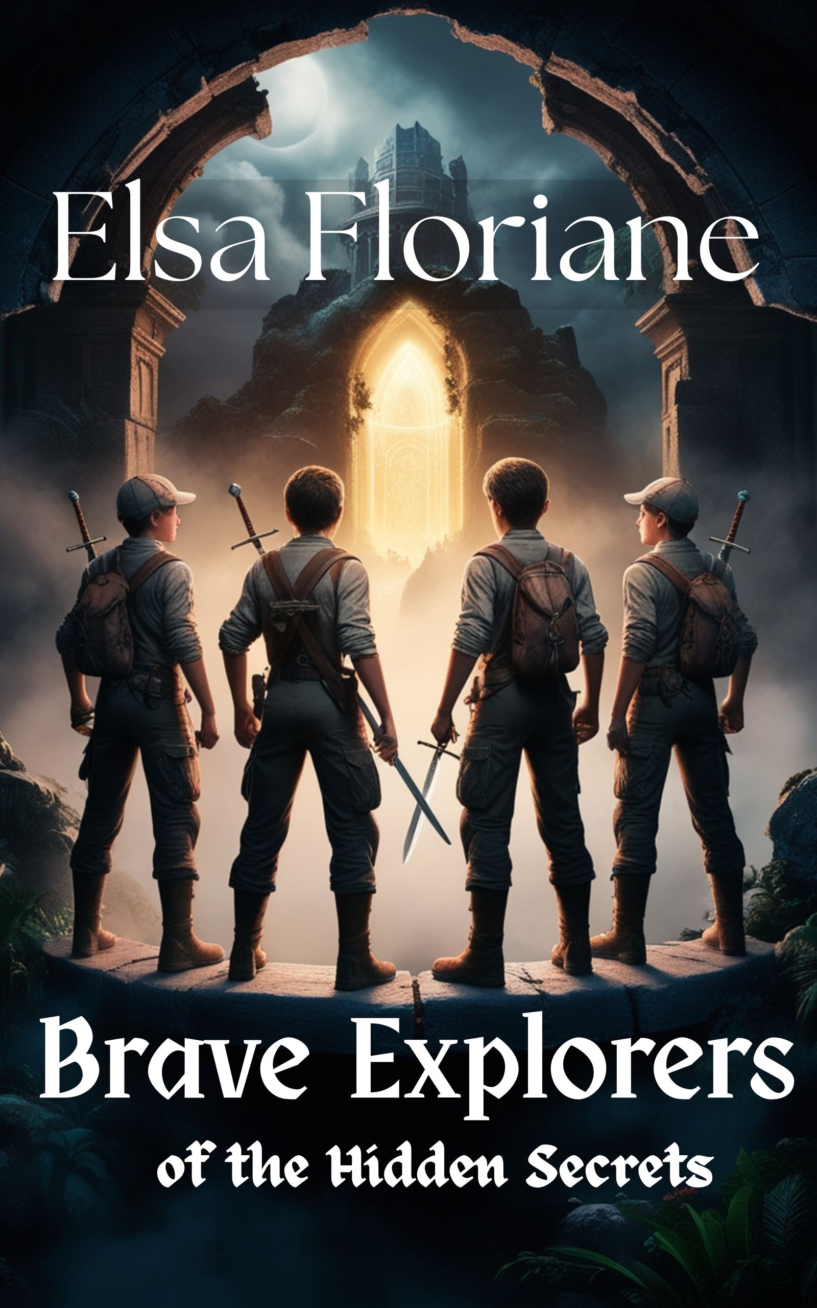 "Brave Explorers of the Hidden Secrets" book cover.