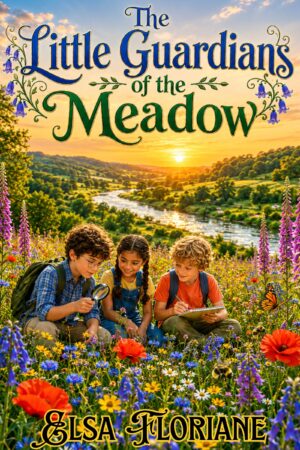 This image represents the storybook title "The Little Guardians of the Meadow."