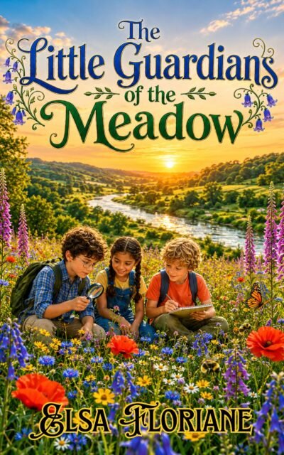 This image represents the storybook title "The Little Guardians of the Meadow."