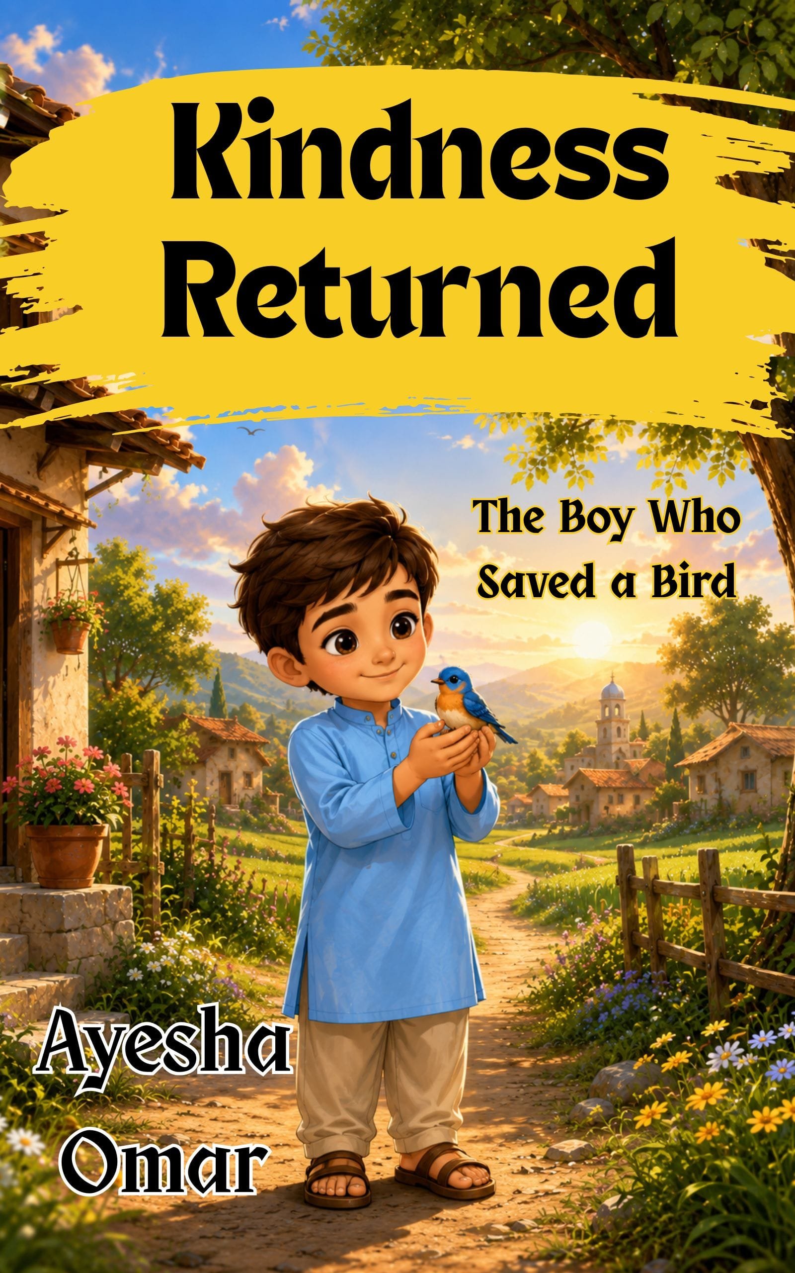 This image represents the storybook title, "Kindness Returned."