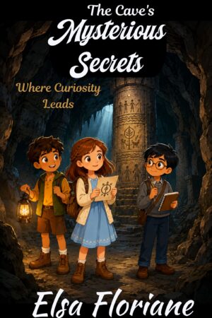 This image represents the storybook title "The Cave's Mysterious Secrets."