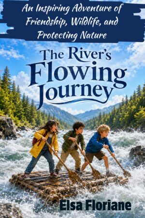 This image represents the book title "The River’s Flowing Journey."