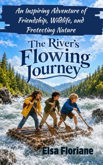 This image represents the book title "The River’s Flowing Journey."