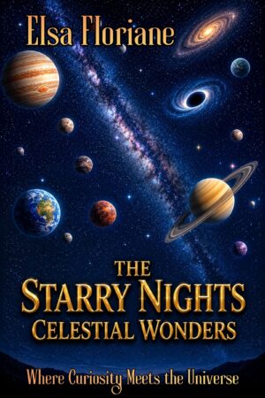 This image represents the storybook title "The Starry Night’s Celestial Wonders."